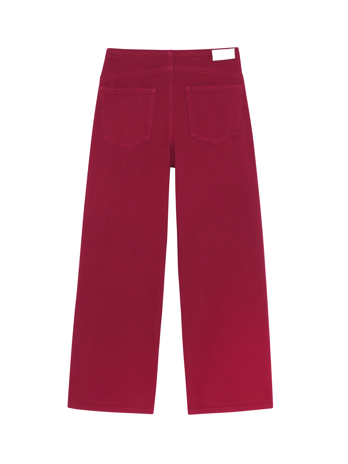 Frankie Low-Slung Wide Leg, Rouge