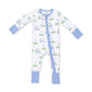 Conv. Romper, Golf Carts Blue