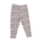 L/S Ruffle Top & Pant Set, Leopard Rib