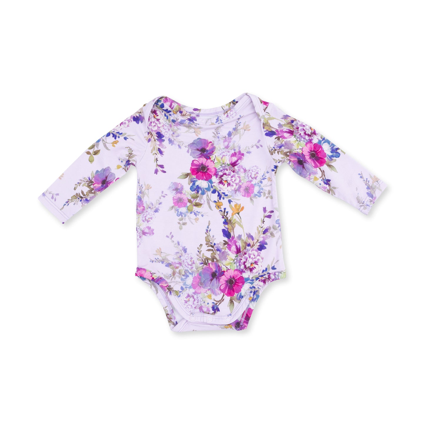 L/S Bodysuit, Dahlia Floral