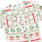 Zip Footie, Gingerbread Fairisle Green