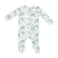 Zip Footie, Golf Toile Green