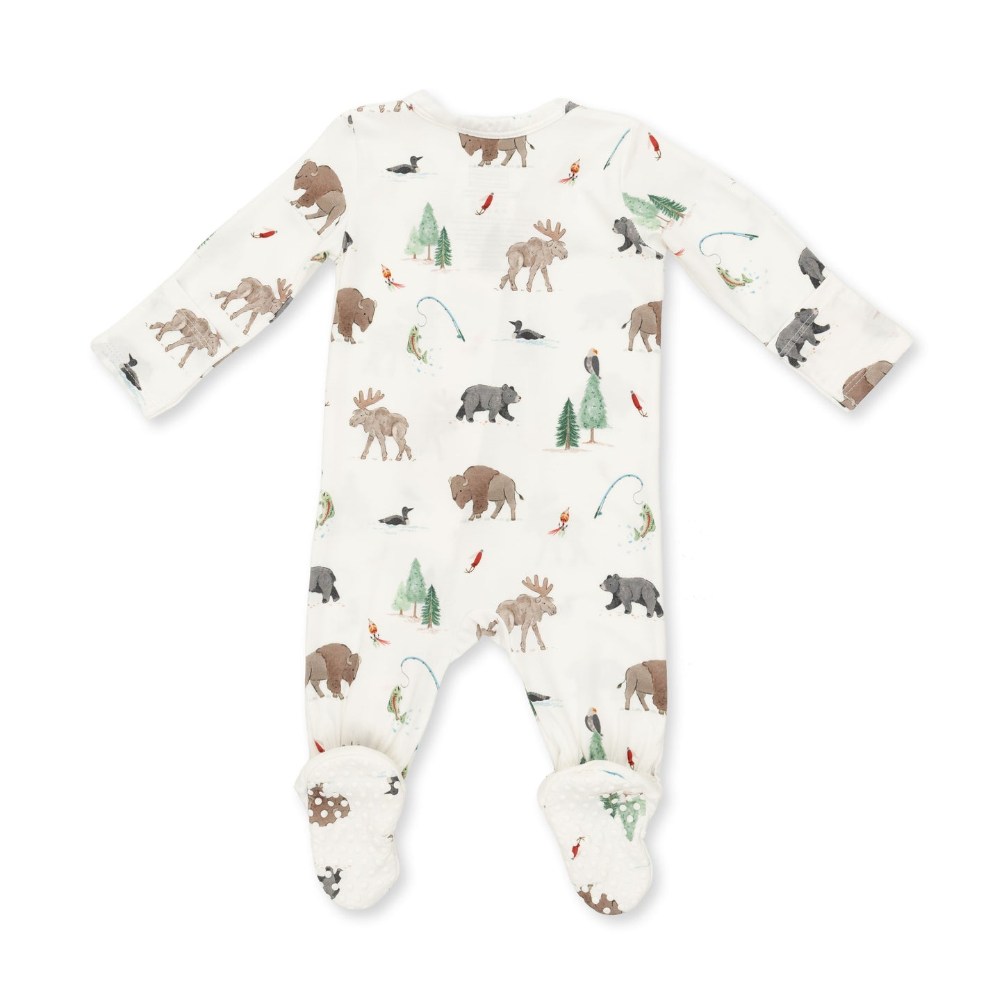 Zip Footie, Northern Woodland Animals