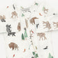 Zip Footie, Northern Woodland Animals