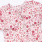 Ruffle Zip Footie, Serene Floral