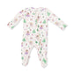 Ruffle Zip Footie, Sugar Plum Fairies