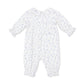 Smocked L/S Romper, Rose Briar