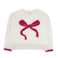 Camille Bow Sweater, Ivory