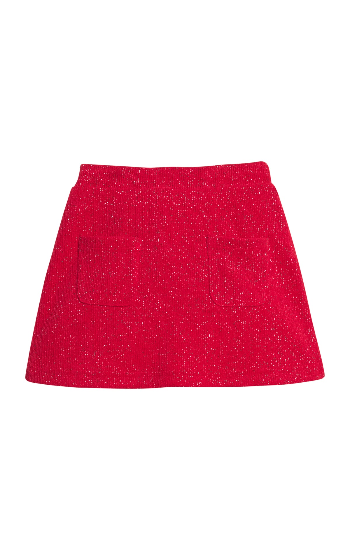 Patch Pocket Skort, Crimson