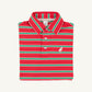 L/S Prim and Proper Polo and Onesie, Red/Green Stripe