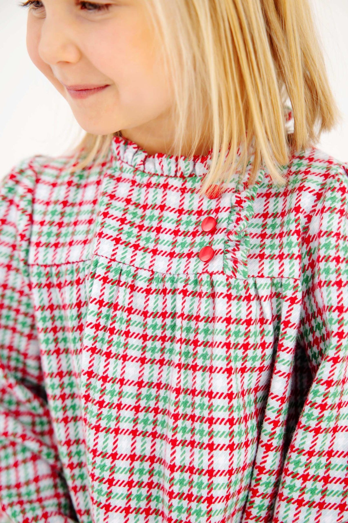 L/S Mary Baker Day Dress, Wicker Park Plaid