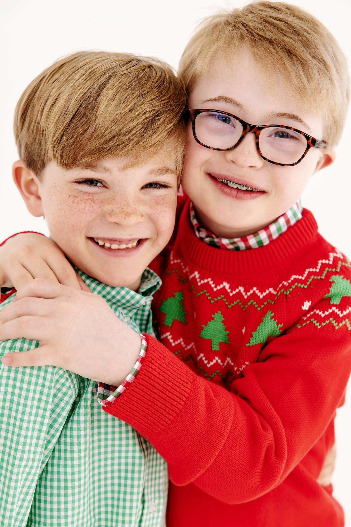 Isaac's Sweater, Fairisle Christmas Trees
