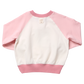 Puzzle Sweatshirt, Pink Colorblock