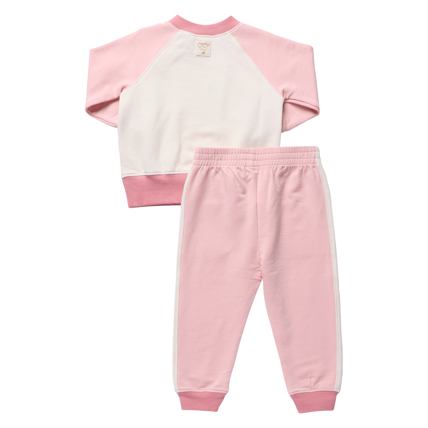 Puzzle Jogger Set, Pink Colorblock