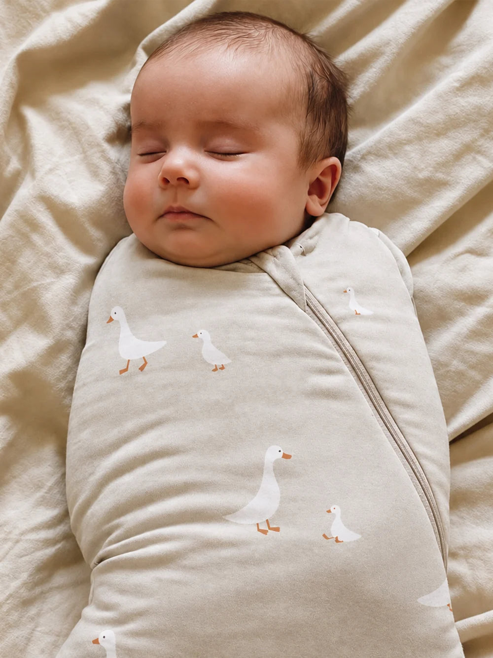 Swaddle Sleep Sack, Goose, 1.0 Tog