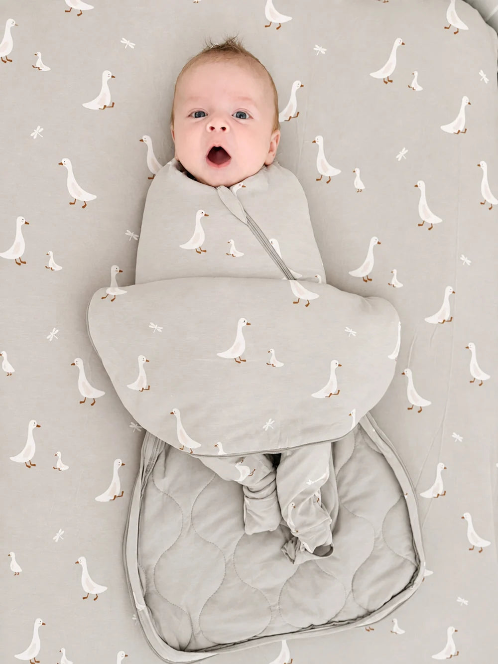 Swaddle Sleep Sack, Goose, 1.0 Tog