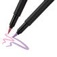 Black Edition Felt Tip Brush Pens 6ct - Pastel
