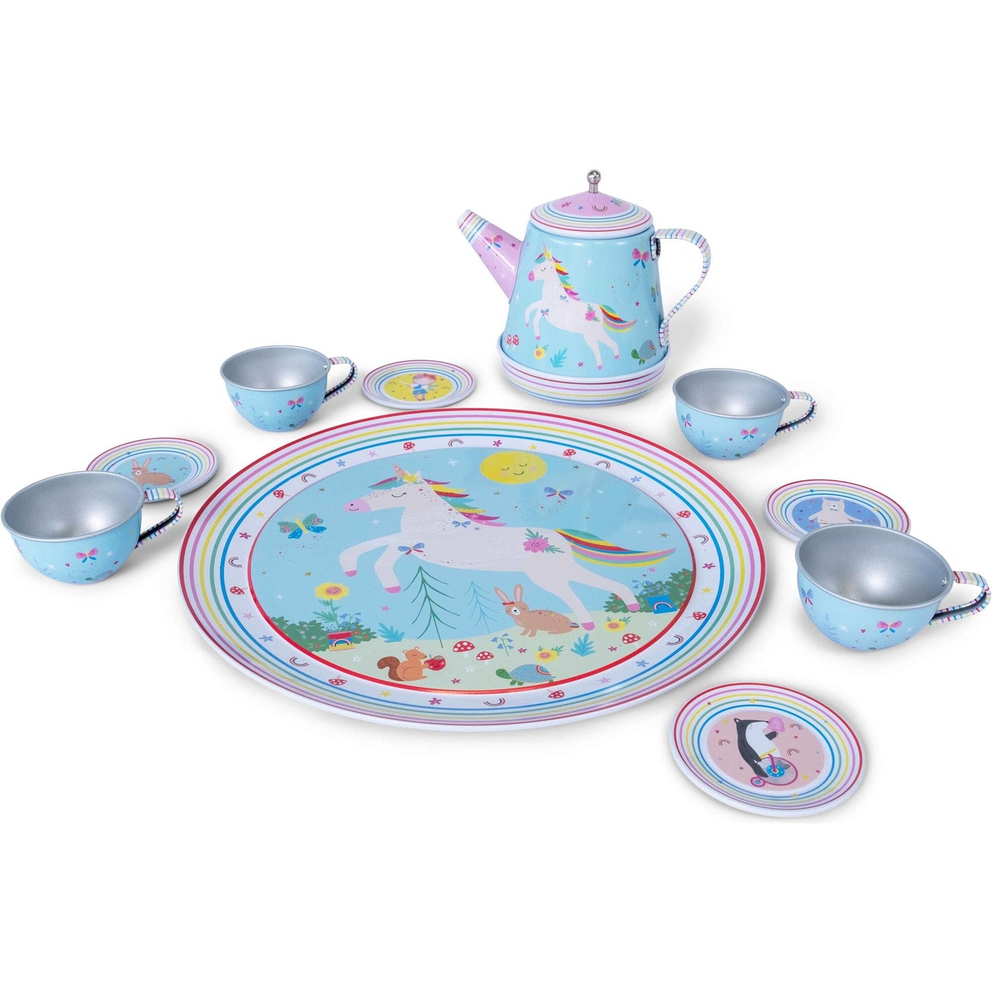 Rainbow Fairy 11-Pc Tea Set