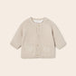 Cotton Knit Cardigan, Beige, 1360