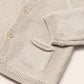 Cotton Knit Cardigan, Beige, 1360