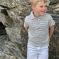 Admiral Polo, Black/White Stripe