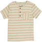 Dodger Henley, Beige Stripe