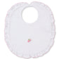 Bib w/ Hand Emb Dot, Strawberries on Top