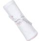 Blanket, Hand Embroidered SCE Floral, White/Pink