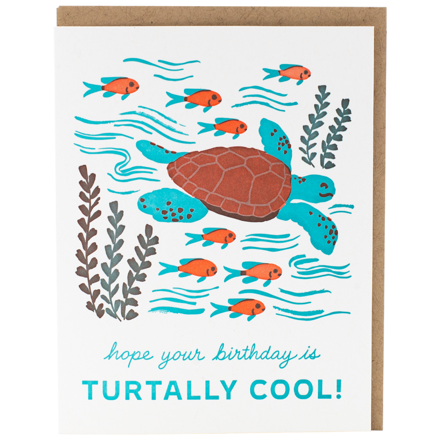 Sea Turtle Birthday Card